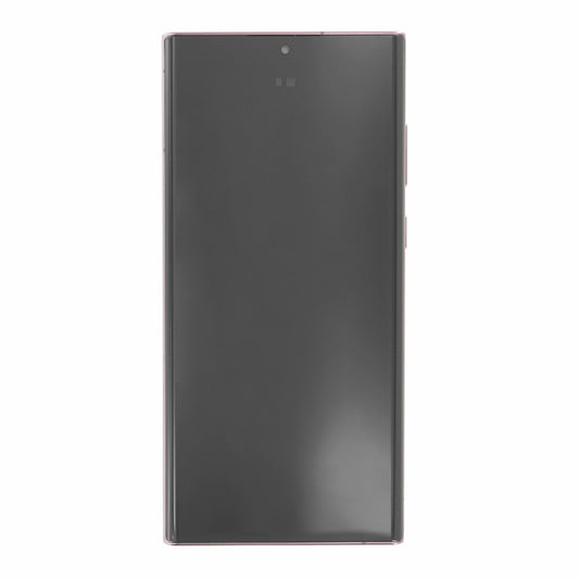 Display für Samsung Galaxy S22 Ultra S908 LCD + Rahmen burgundy GH82-27488B
