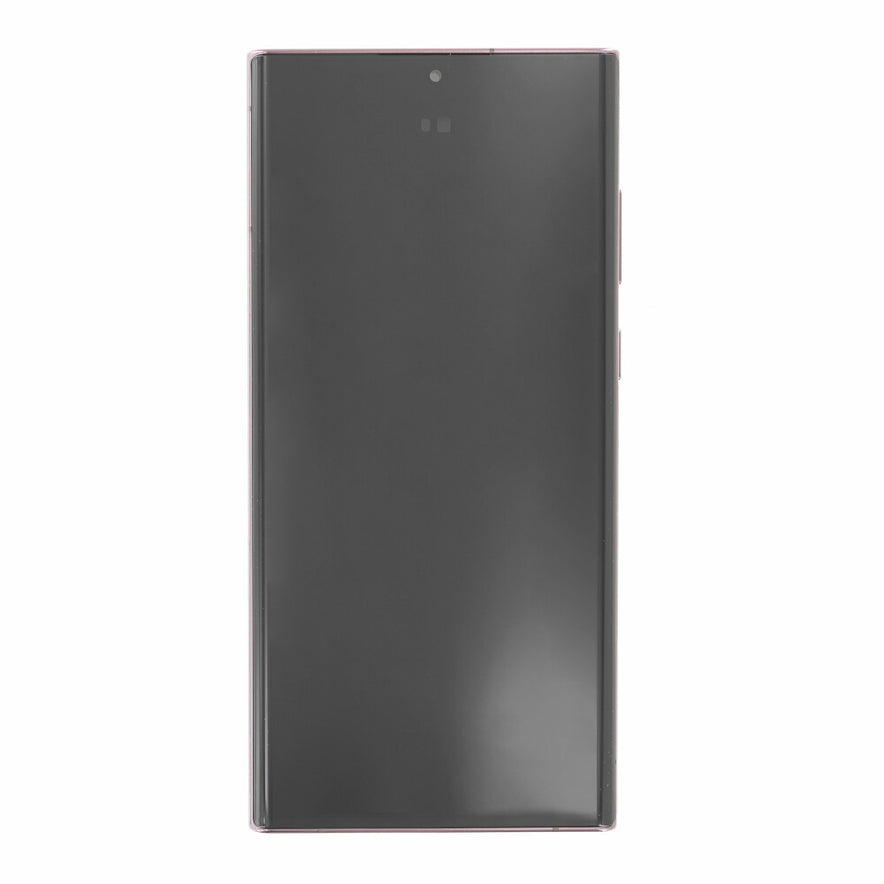 Display für Samsung Galaxy S22 Ultra S908 LCD + Rahmen burgundy GH82-27488B