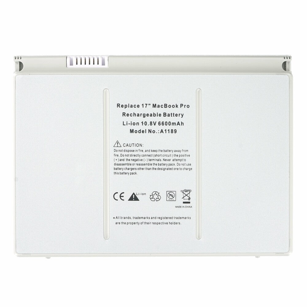Akku für Macbook Pro 17 Zoll 2008 A1212 A1229 A1261 661-3974 A1151 wie Original