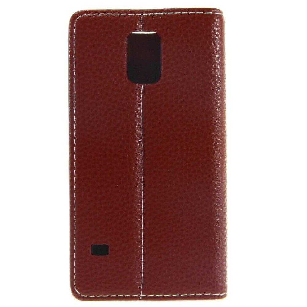 Book Case Handyhülle für Galaxy S5 Braun 4250710563821