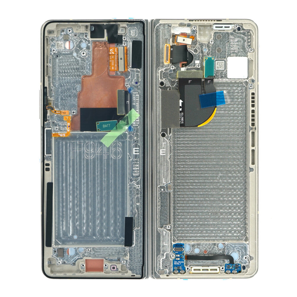 Original Display für Samsung Galaxy Z Fold5 5G creme LCD + Rahmen GH82-31842B