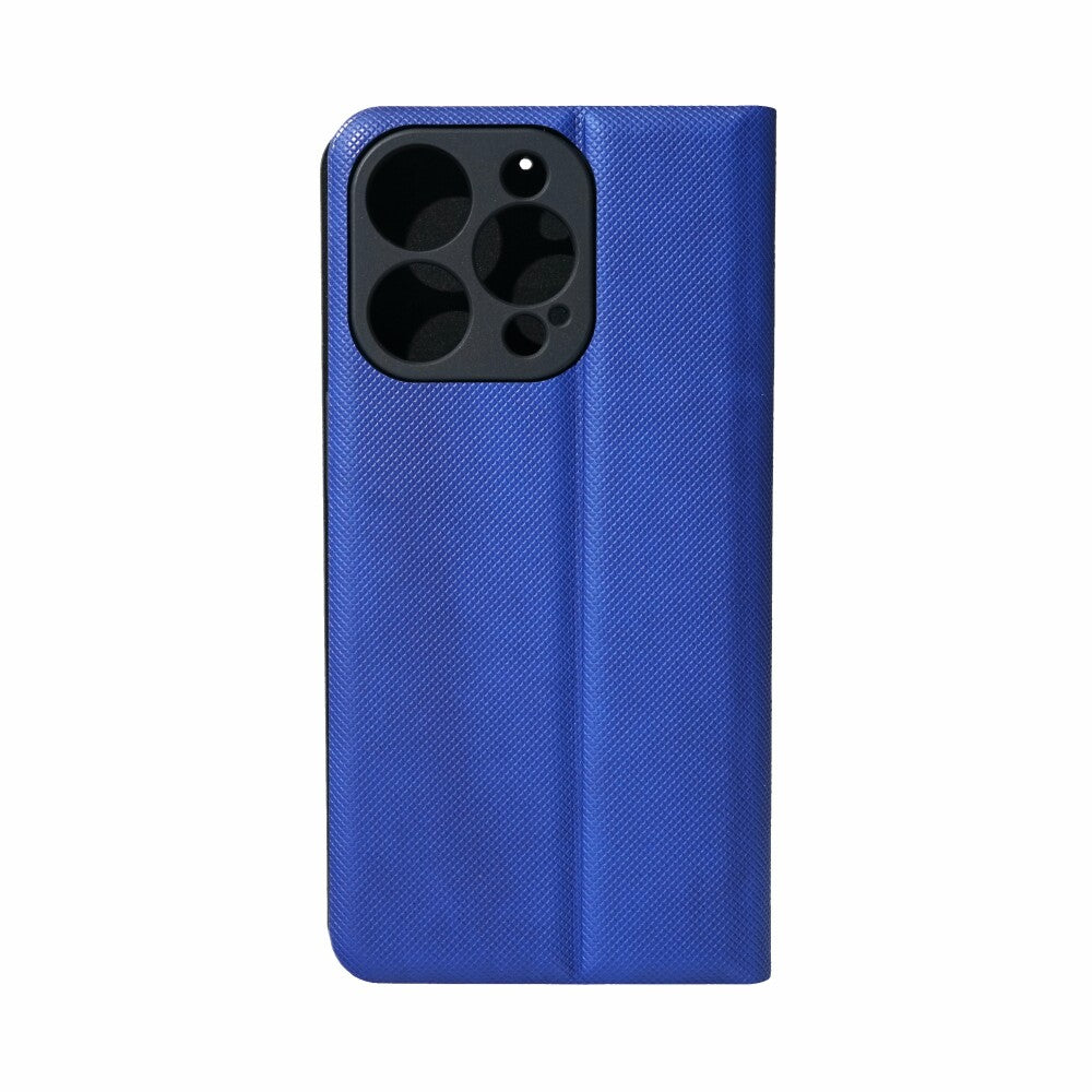 prio Book Case Fashion für iPhone 14 Pro blau-schwarz