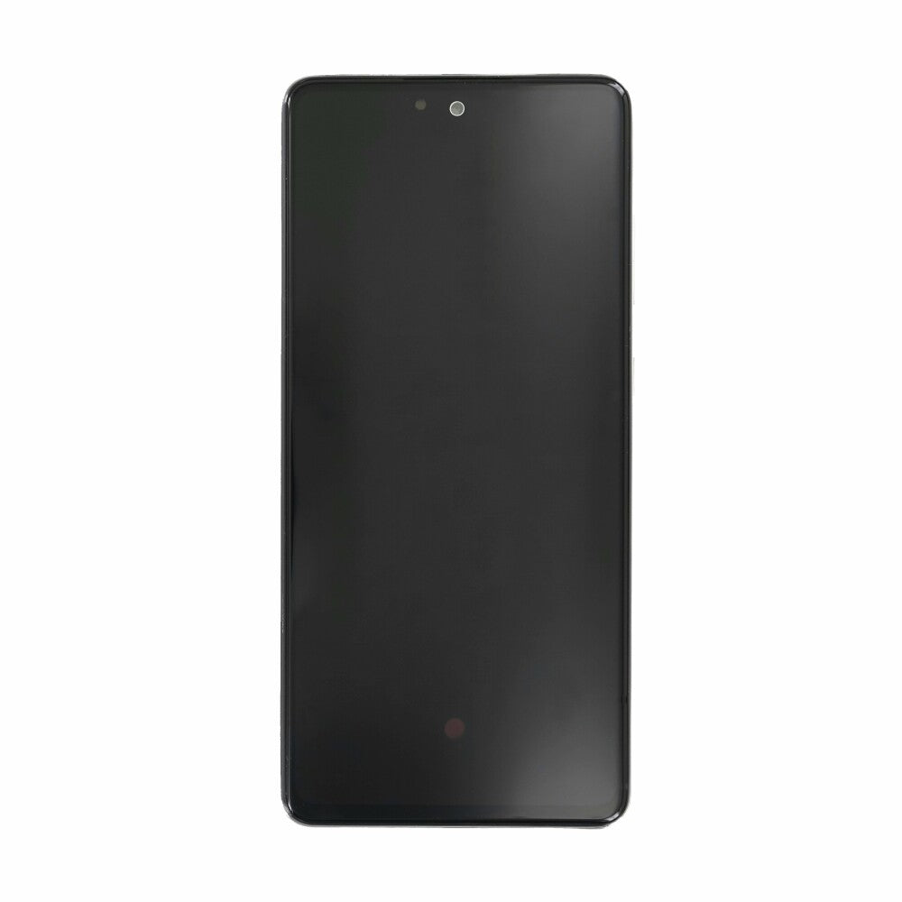 Original Display für Samsung Galaxy A72 4G LCD + Rahmen weiß GH82-25460D
