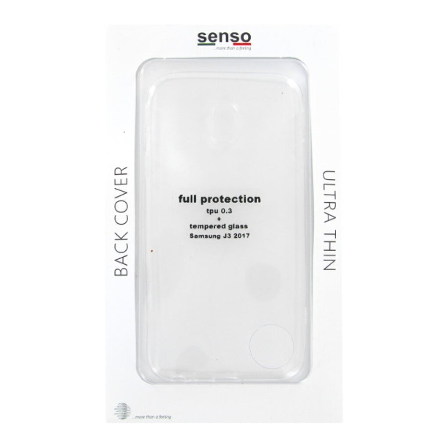 Bumper Handyhülle für Samsung Galaxy J3 2017 Schwarz Schutz Case SEFPSAMJ3-7TR