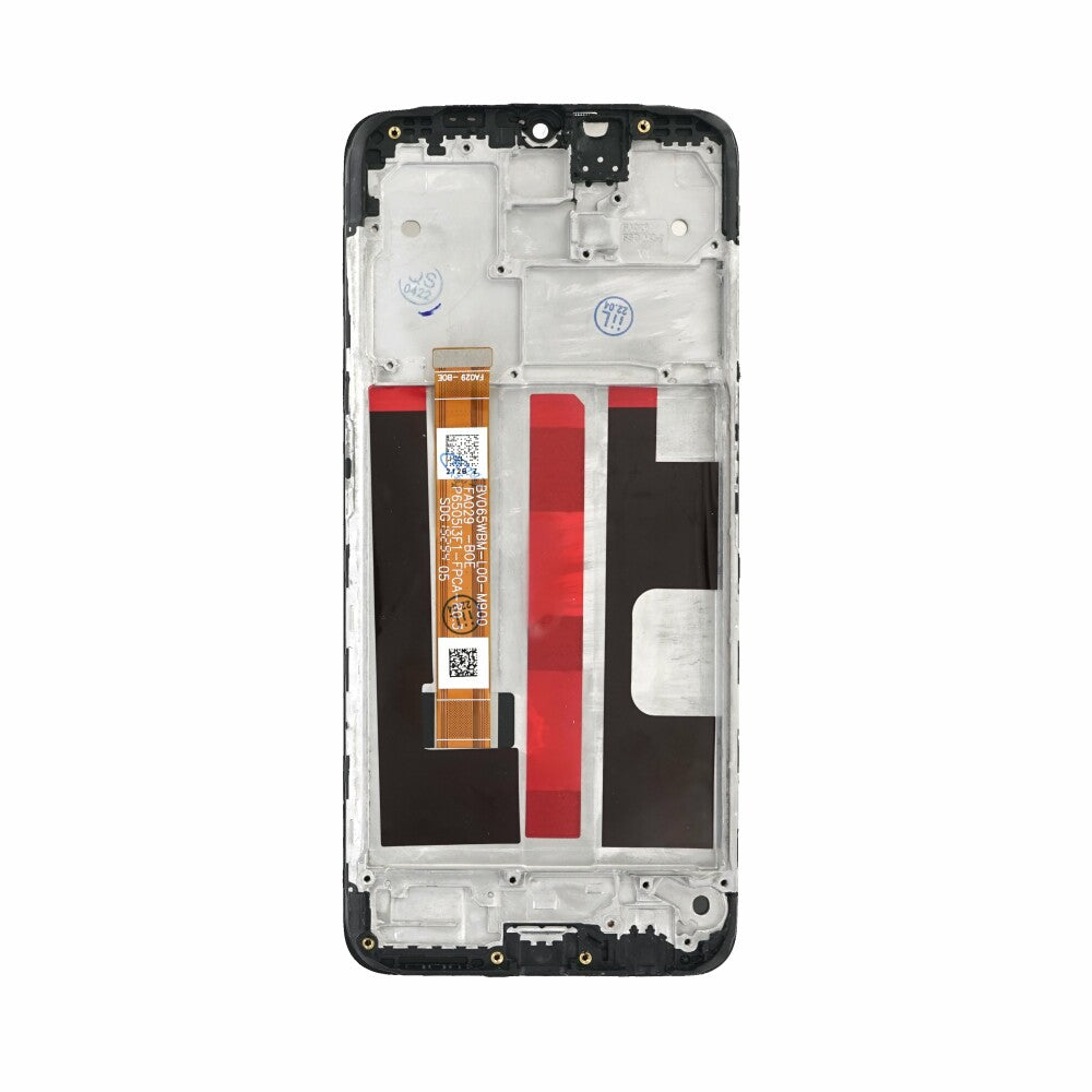 Display für OPPO A5 2020 LCD + Rahmen Schwarz Ersatz Bildschirm Touch
