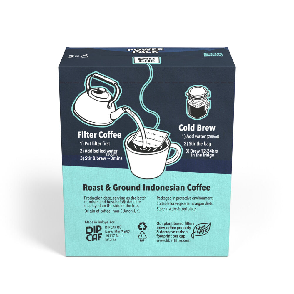 Dipcaf Power Box 5 Stück Kaffee