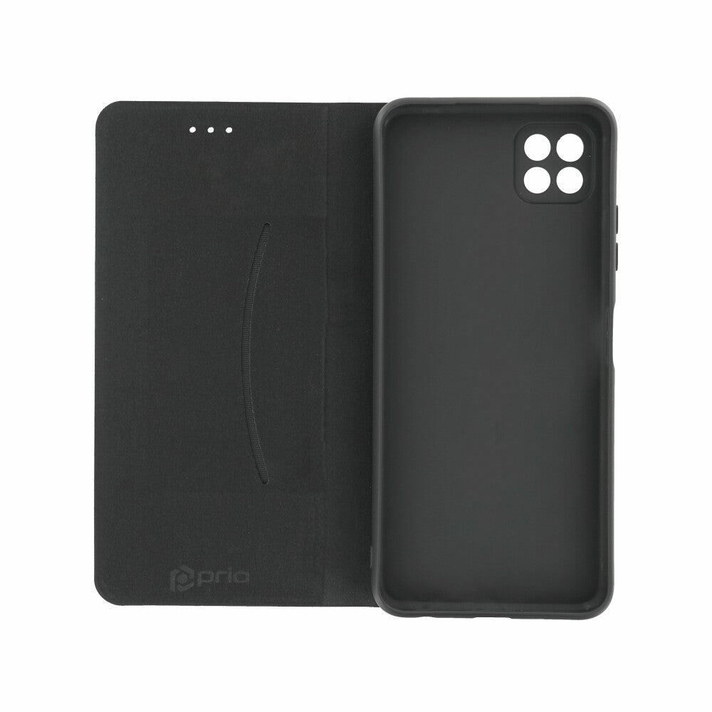 prio Book Case Fashion (Handytasche) für Samsung A22 5G schwarz-rot