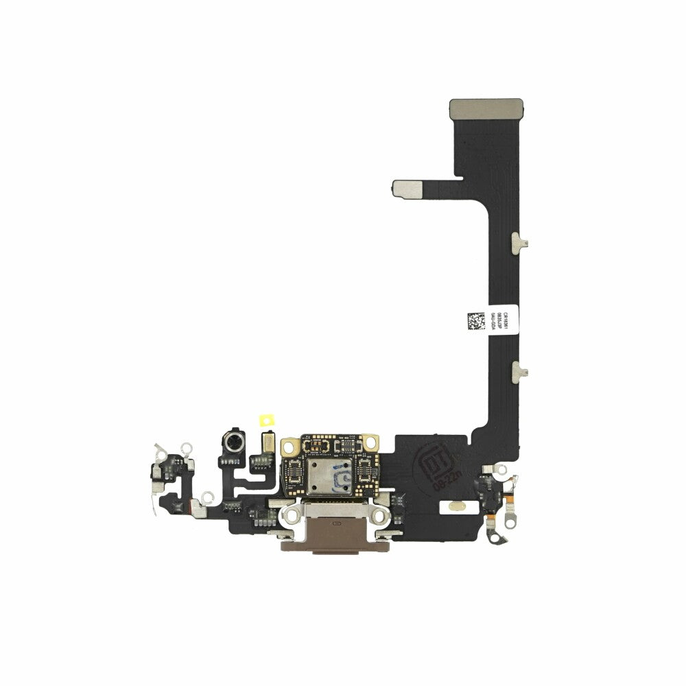 Ladebuchse für iPhone 11 Pro Matt Gold Dock Connector Flex Ersatz
