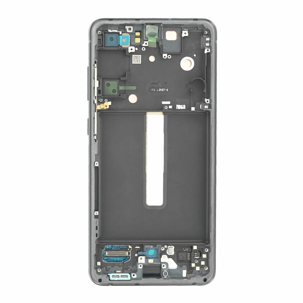 Original Display Samsung Galaxy S21 FE 5G G990 LCD + Rahmen Graphit GH82-26414A