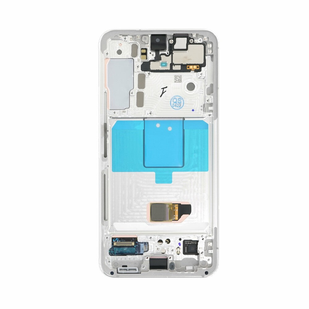 Samsung Display-Einheit + Rahmen Display Galaxy S22 weiß GH82-27520B