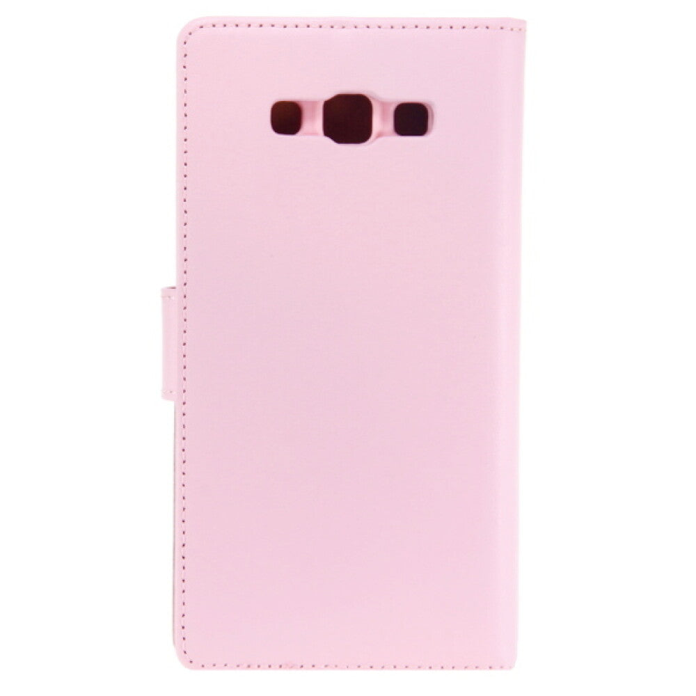 Book Case Handyhülle für Galaxy A7 Pink Leder 4250710560882
