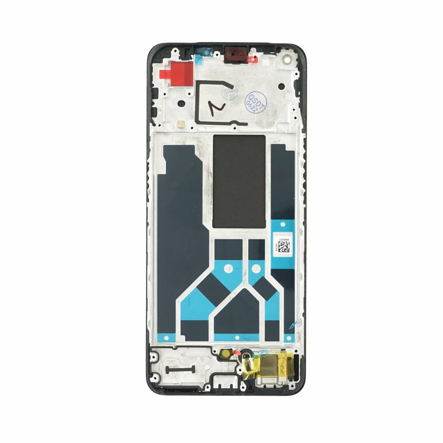 Display-Einheit + Rahmen für OnePlus Nord CE 2 5G grey mirror