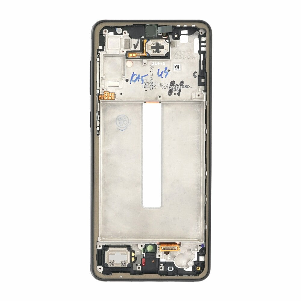Original Display für Samsung Galaxy A33 5G Schwarz LCD + Rahmen GH82-28143A