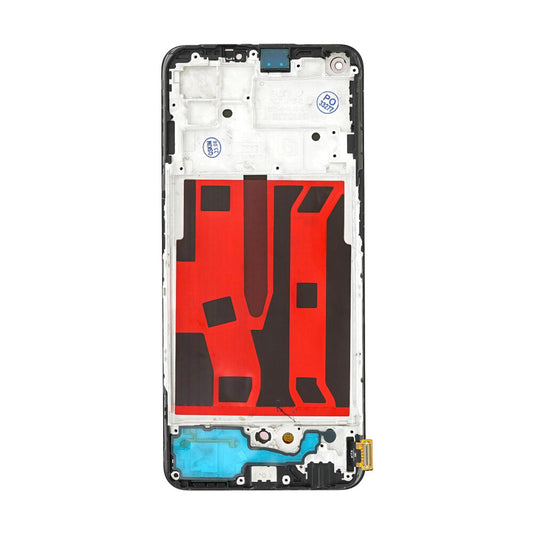 Display für Oppo A94 5G LCD + Rahmen schwarz Ersatz