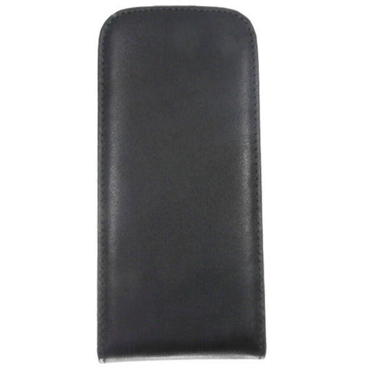 Slim Leder Flip Handyhülle für HTC M8 Mini Schwarz
