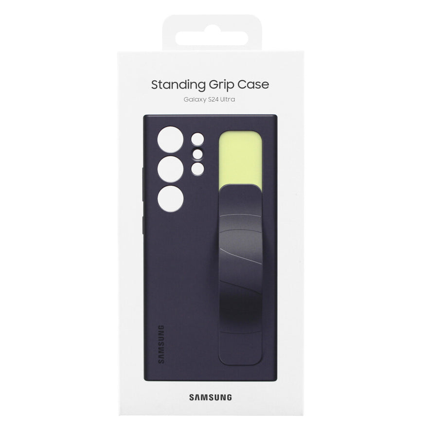 Samsung Standing Grip Cover SM-S928 Galaxy S24 Ultra dunkelviolett EF-GS928CEE