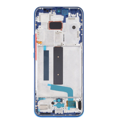 Display + Rahmen für Xiaomi Mi 10 Lite 5G blau