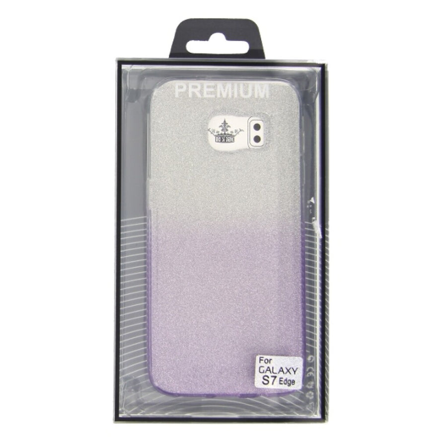 TPU Handyhülle für Samsung Galaxy S7E Violett Schutz Tasche