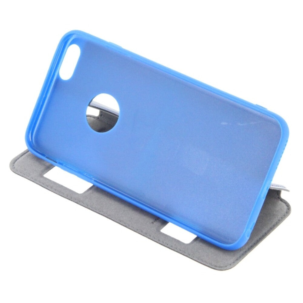 Original Magnet Flip Handyhülle für iPhone 6/6s Plus Blau Schutzhülle Tasche