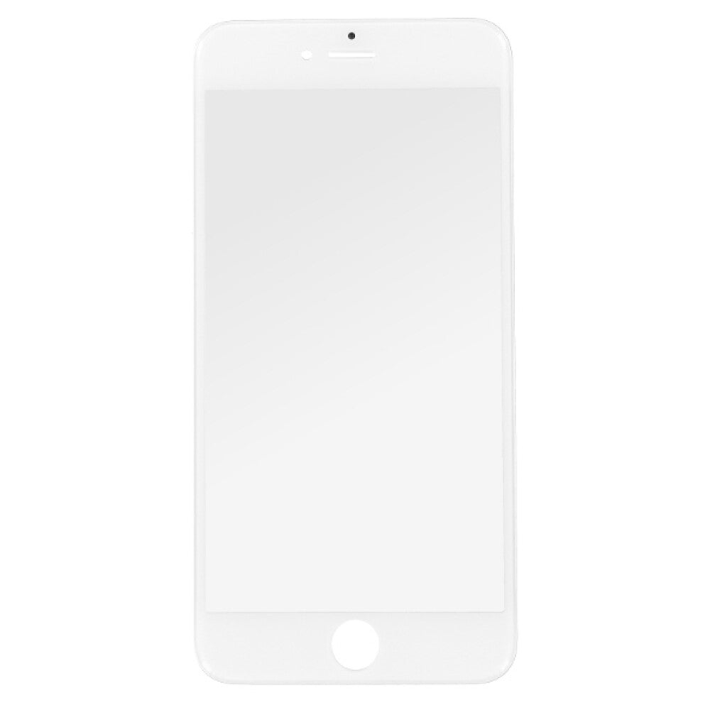 Displayglas für iPhone 6s Plus weiß LCD + Rahmen Panzerfolie Displayschutz