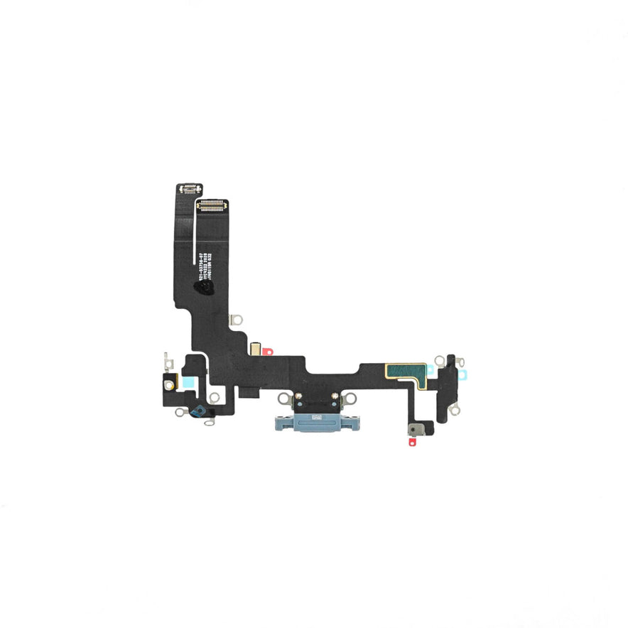 Ladebuchse für iPhone 14 Blau Dock Connector Flex