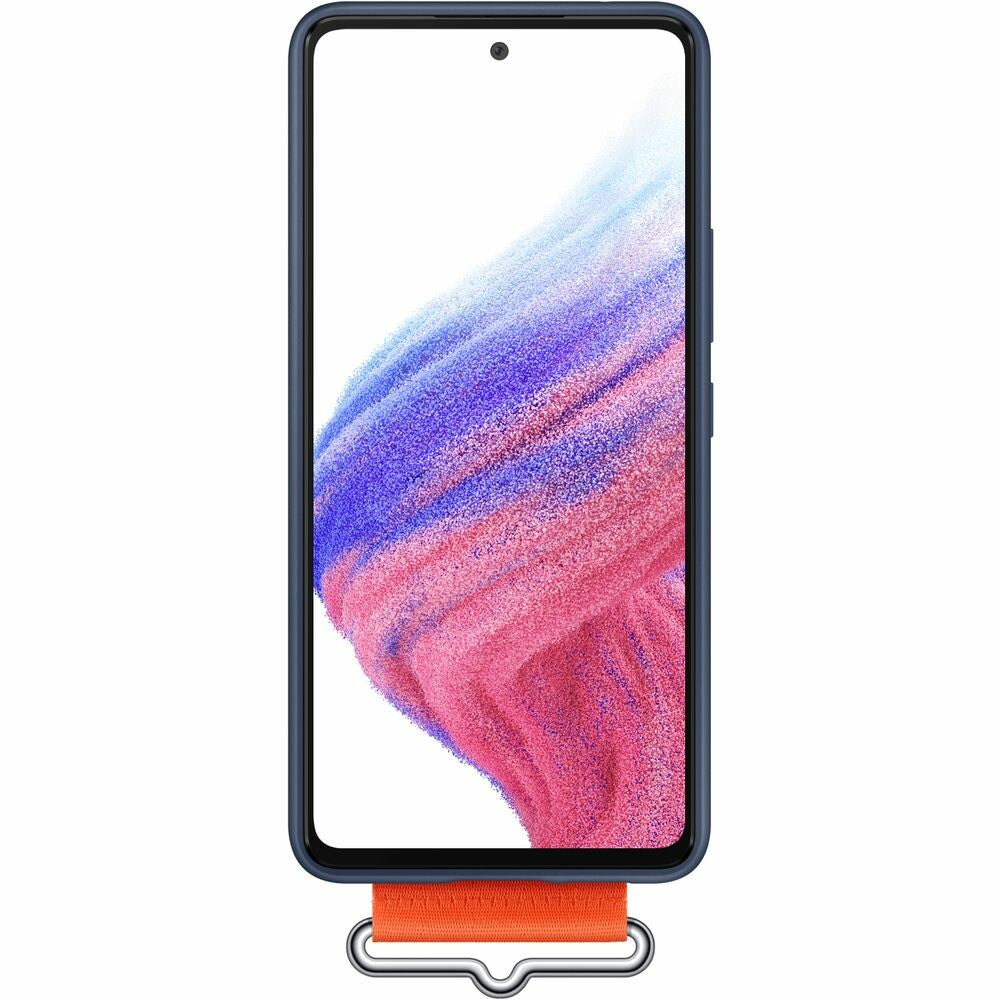 Original Silikonhülle für Samsung Galaxy A53 5G Navy EF-GA536TNEGWW