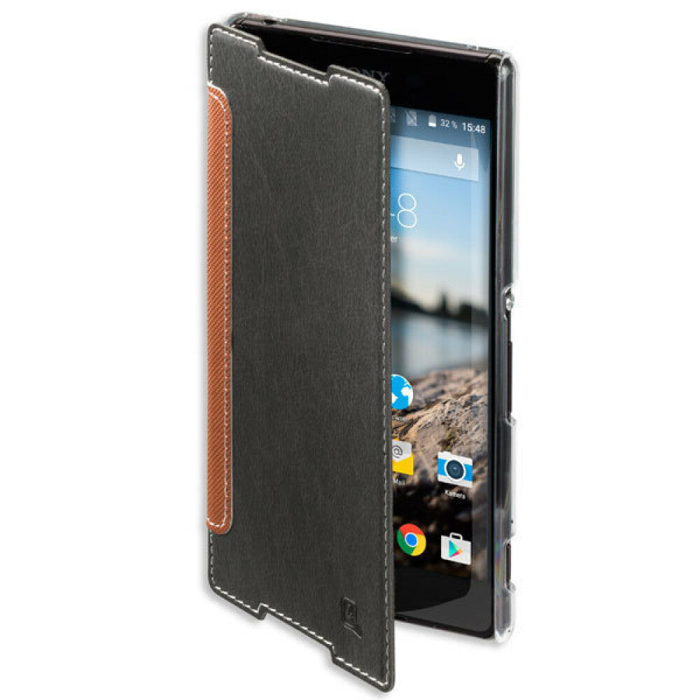 Book Case Handyhülle für Sony Xperia Z3+ Schwarz 4ST7017