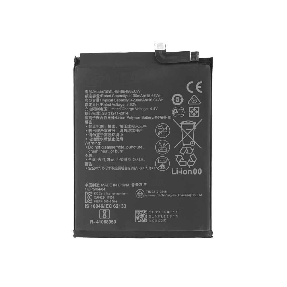 HB486486ECW Akku für Huawei Mate20 Pro P30 Pro 4000mAh Batterie Ersatzakku