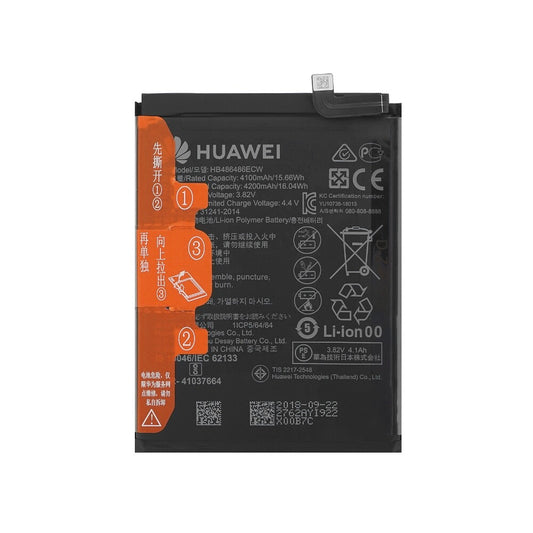 Original Huawei Akku Mate 20 Pro P30 Pro HB486486ECW 4200mAh 3.82V 24022946
