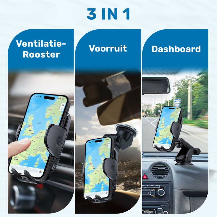 UFUZON 3in1 Handyhalterung fürs Auto -