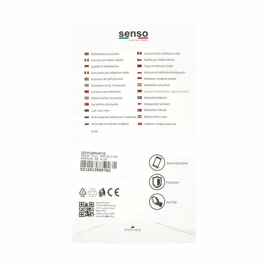 Original Panzerglas Handyhülle für Samsung S8 Plus Klar SEFPSAMS8PTR