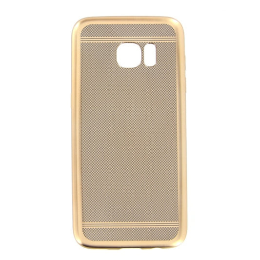 Silikonhülle für Samsung S7 Edge Gold Handy Tasche Schutz