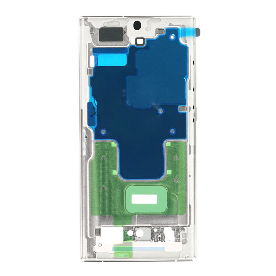 Original Mittelrahmen für Samsung Galaxy S23 Ultra Creme GH96-15833B