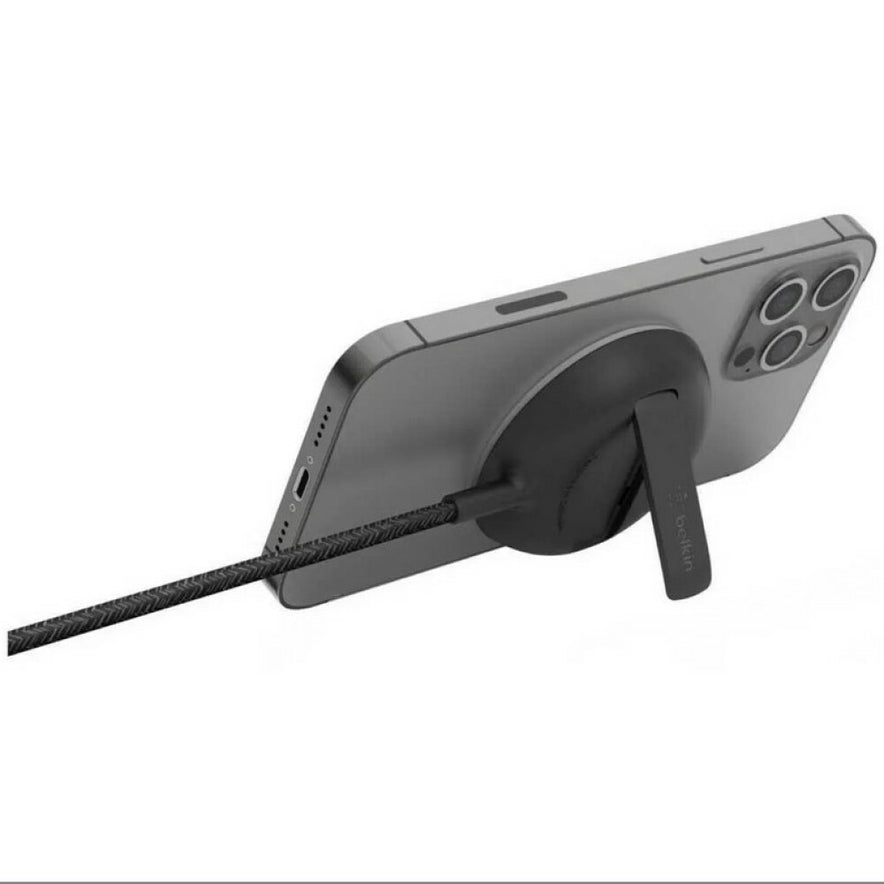 Belkin Schnellladegerät 15W Tragbares Kabelloses Ladegerät Schwarz WIA004BTBK