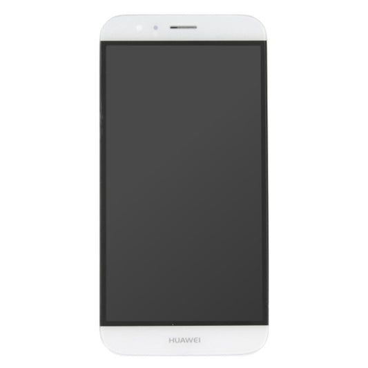 Display für Huawei Ascend G8 LCD + Rahmen Weiß Touch Bildschirm Ersatz