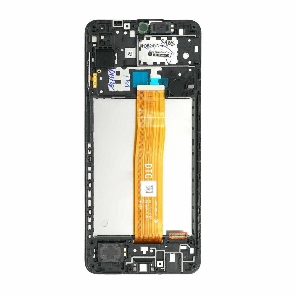 Original Display für Samsung Galaxy A12 A125F LCD + Rahmen Schwarz GH82-24490A