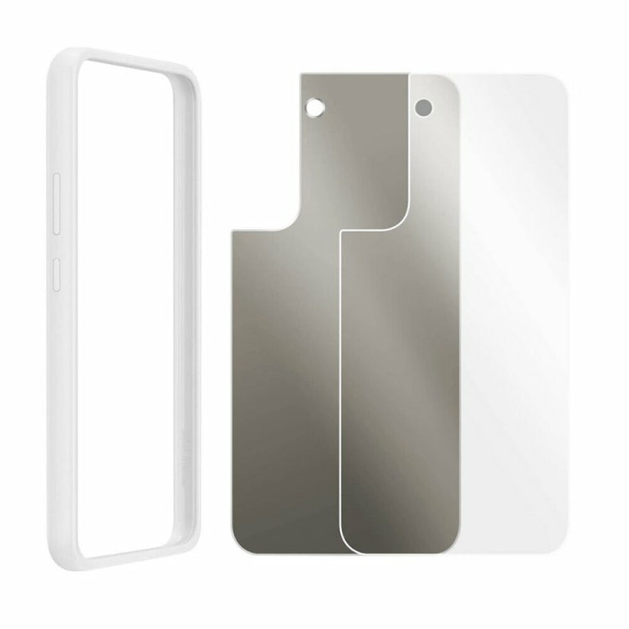 Original Rahmenhülle für Samsung Galaxy S22 Plus Weiß EF-MS906CWEGWW