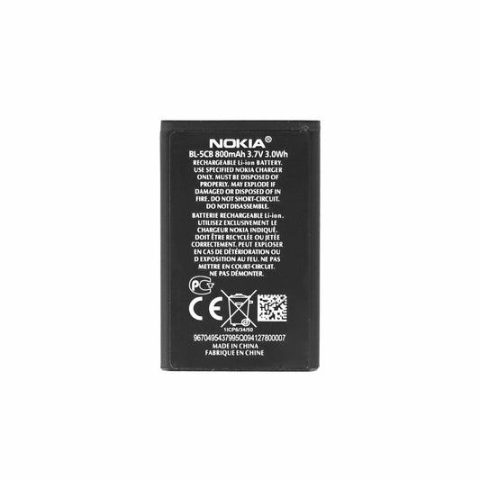 Original Akku BL-5CB für Nokia wie BL-5CB 800mAh Batterie Ersatzakku