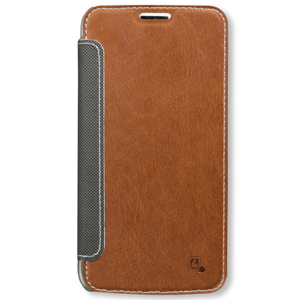 Book Case Handyhülle für Samsung Galaxy S6E Braun 4ST7022