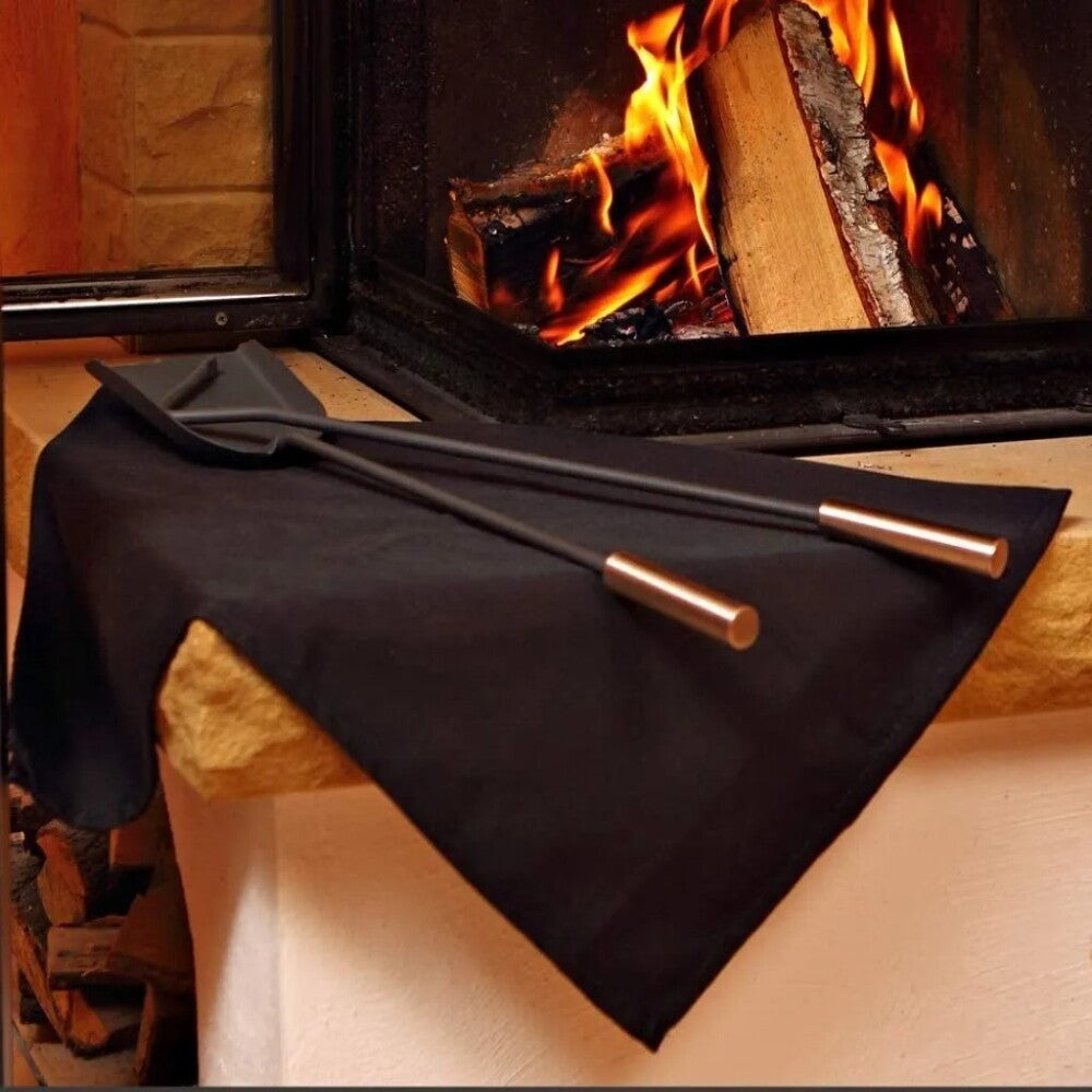 FireMat Black Edition - feuerfeste Unterlage, Größe:60x70cm