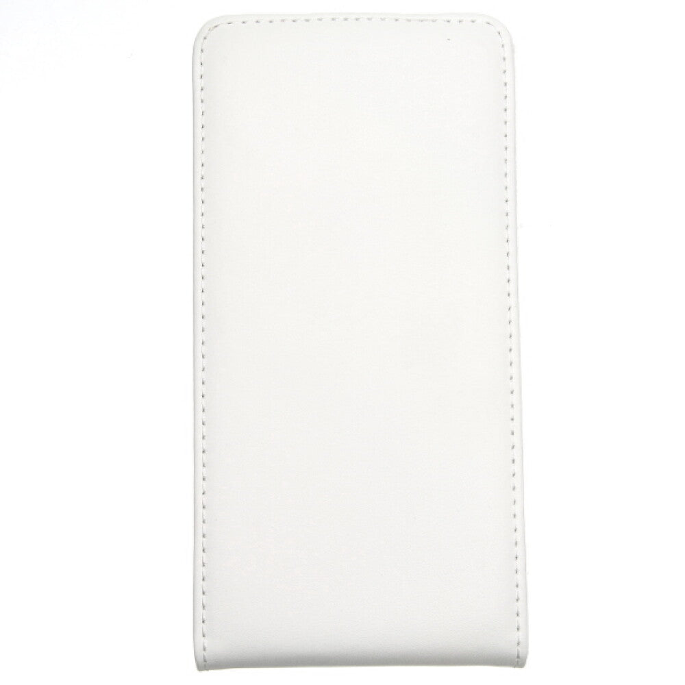 Slim Leder Flip Handyhülle für Sony Z3 - Weiß Tasche Schutz Case