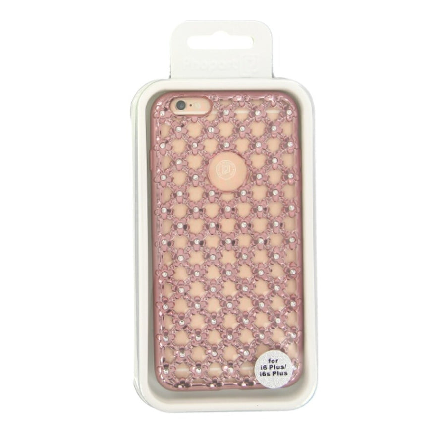 Silikonhülle Handyhülle für iPhone 6 Plus Rose Diamond Schutz