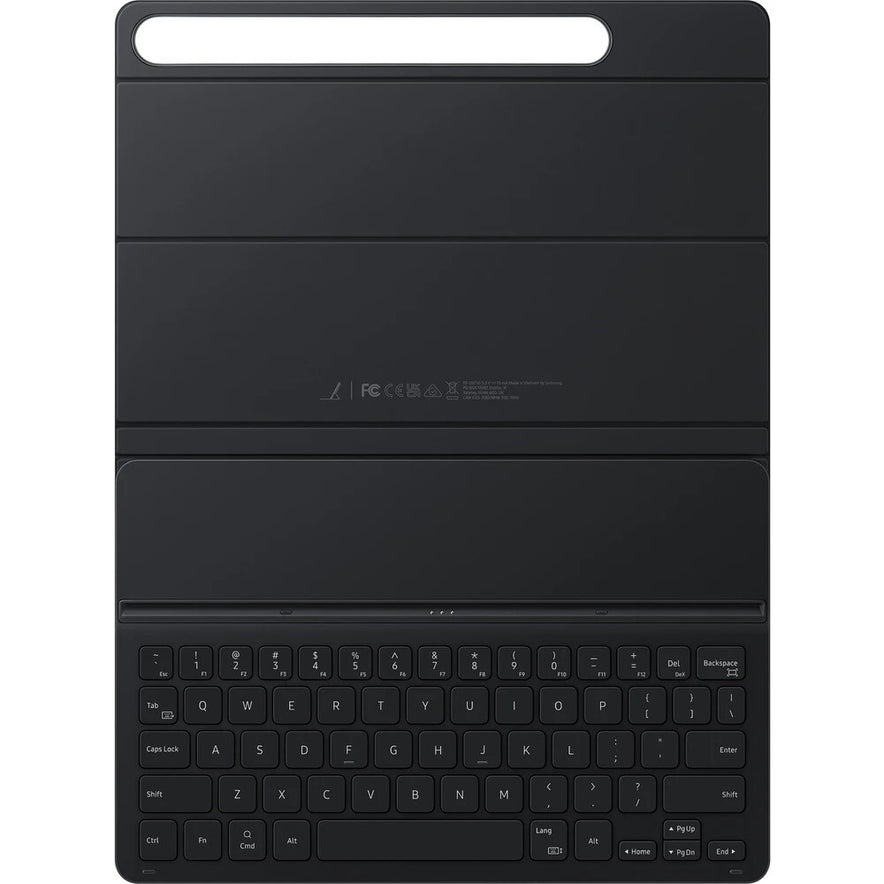 Original Samsung Tastatur Book Cover für Galaxy Tab S9 Schwarz EF-DX715UBEGWW