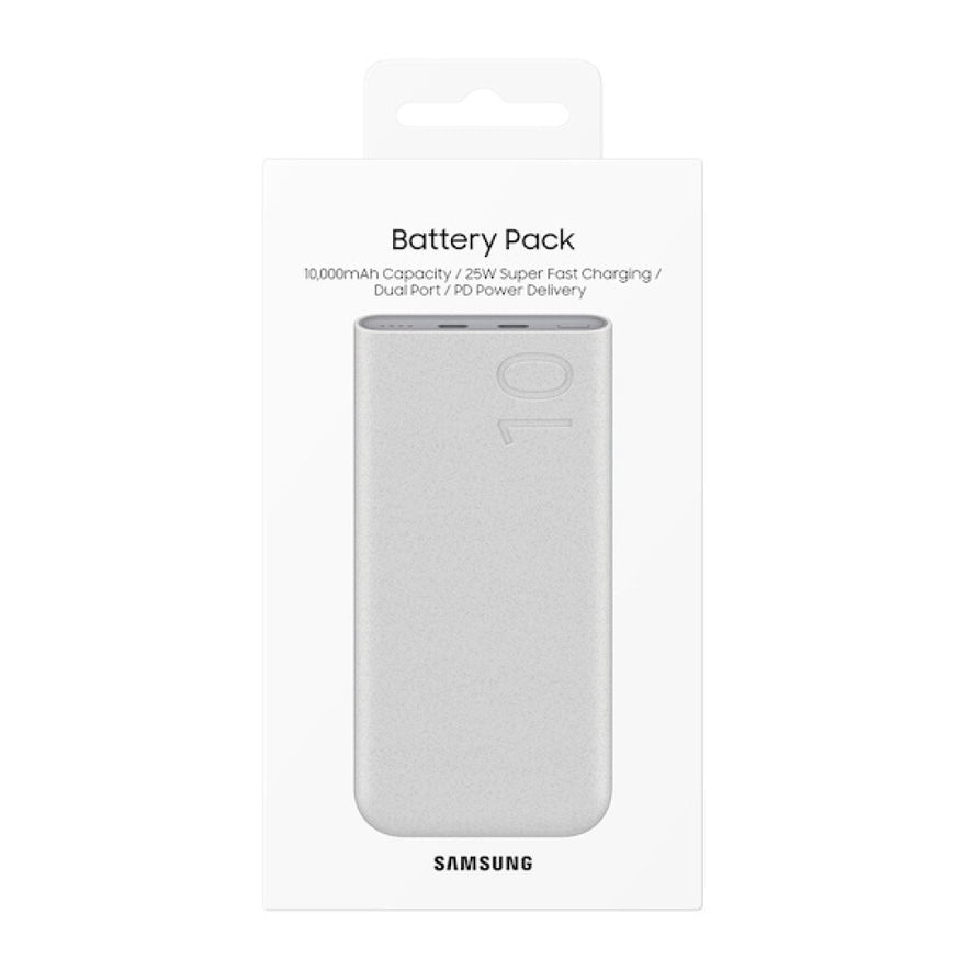 Original Samsung EB-U2510XUE Induktive Powerbank 10000 mAh 25W USB Beige