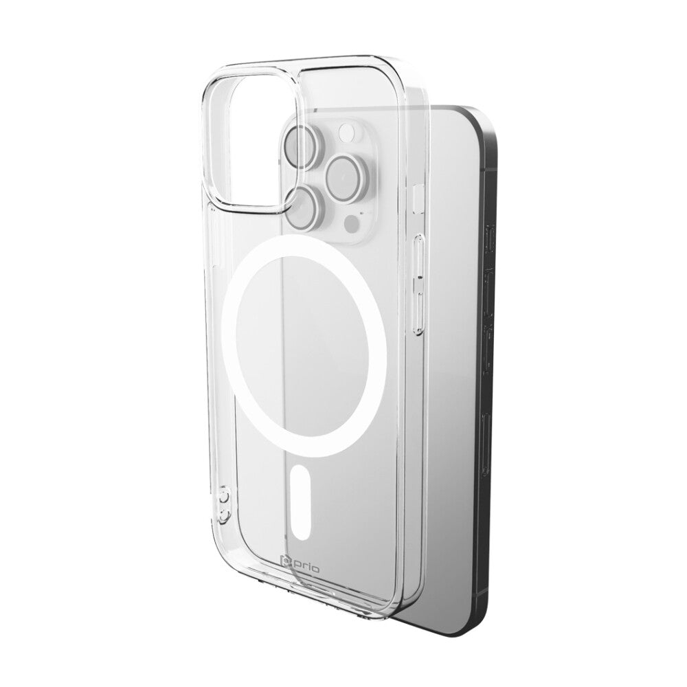 prio Schutzhülle MAG für iPhone 15 Pro klar