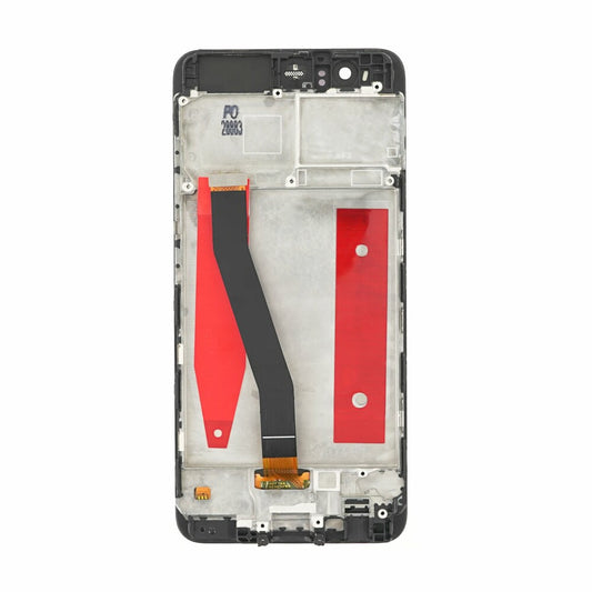 Displayeinheit + Rahmen für Huawei P10 schwarz, ohne Logo