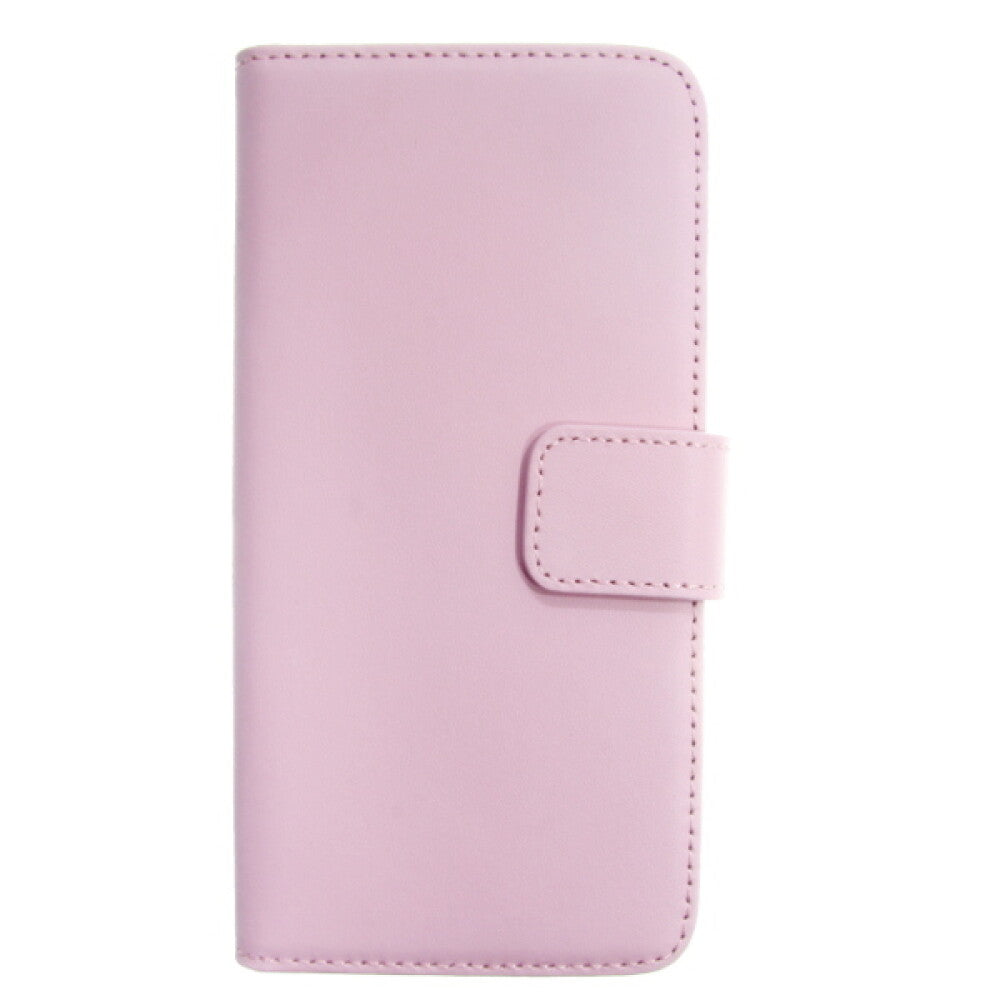 Leder Book Case Handyhülle für HTC M9 Rosa 4250710561469