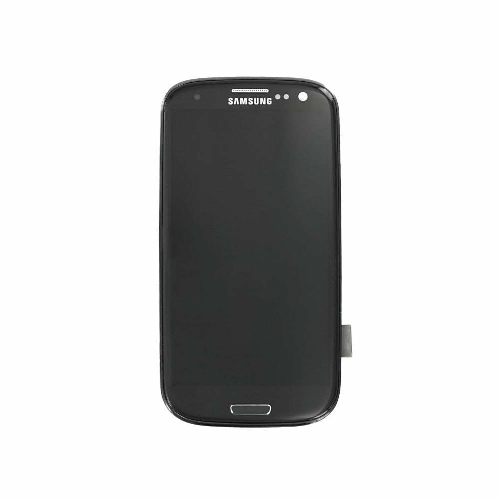 Original Display für Samsung GT-I9305 Onyx-Schwarz LCD + Rahmen GH97-14106B
