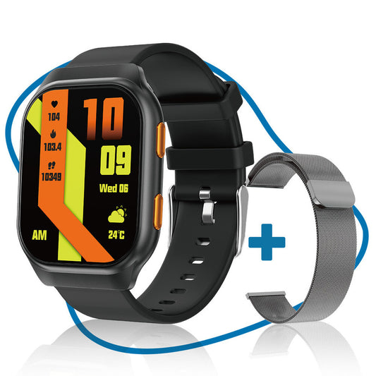 UFUZON Smartwatch Herren/Damen - Schwarz