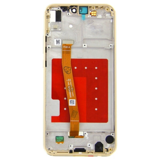 Display für Huawei P20 Lite LCD + Rahmen Gold Bildschirm Touch